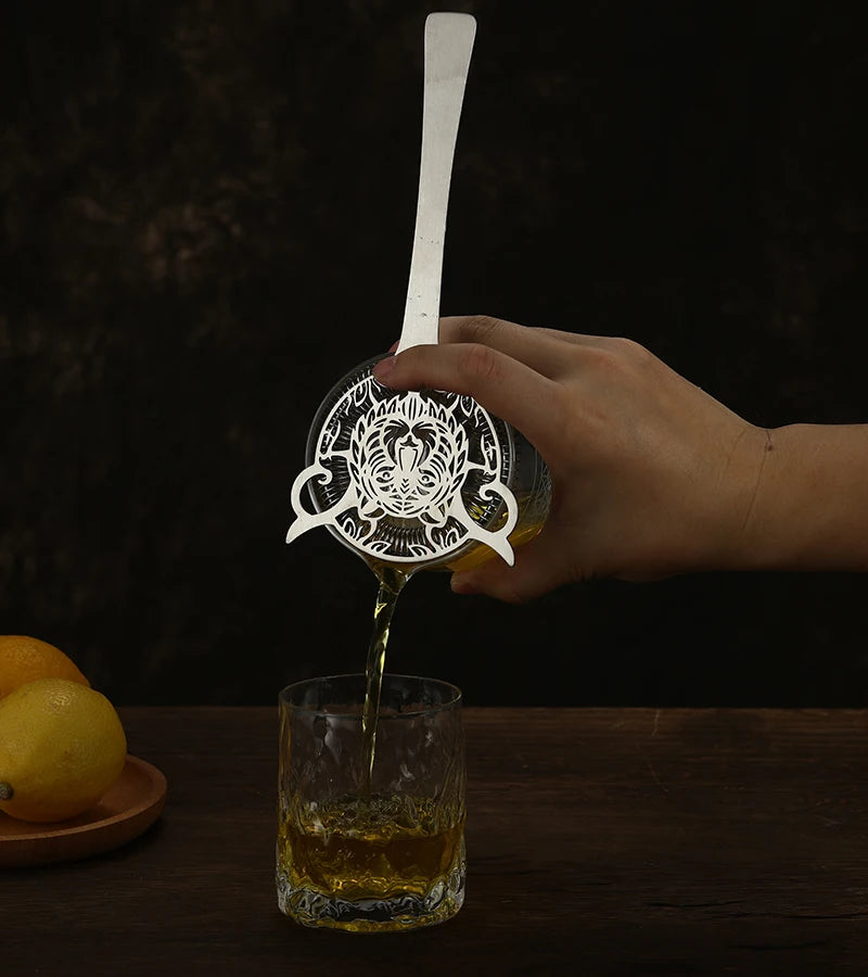 Tiger Shape Design Cocktail Strainer